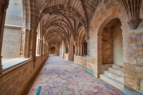 Galería este del claustro de Fitero